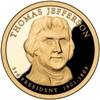2007-S Jefferson Presidential Dollar - PROOF Close Window [x]
