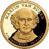 2008-S Van Buren Presidential Dollar - PROOF Close Window [x]