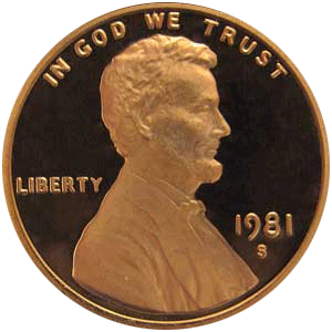 1990-S Lincoln Memorial Cent - PROOF Close Window [x]