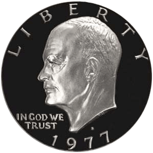 1973-S Eisenhower Dollar (40% Silver) - PROOF Close Window [x]