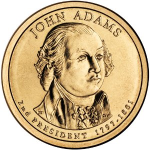 2007-D Adams Presidential Dollar - BU Close Window [x]