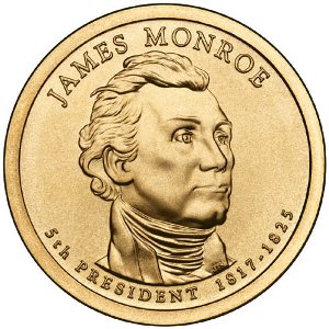 2008-D Monroe Presidential Dollar - BU Close Window [x]