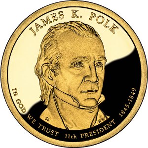 2009-S Polk Presidential Dollar - PROOF Close Window [x]