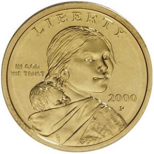 2001 Sacagawea Dollar - BU Close Window [x]