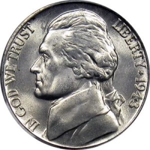 1943-P Jefferson Nickel (35% Silver) - BU Close Window [x]