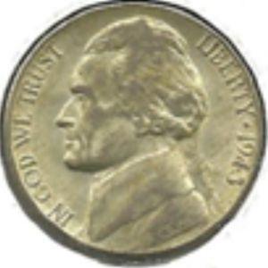 1945-D Jefferson Nickel (35% Silver) - XF/AU Close Window [x]