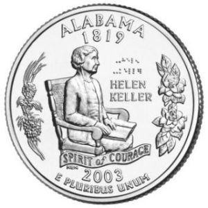 2003 Alabama Statehood Quarter - BU Close Window [x]
