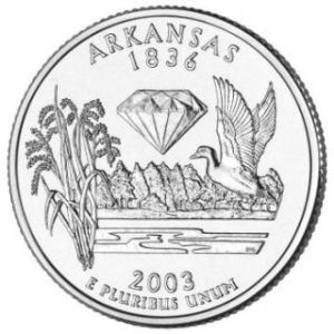 2003-D Arkansas Statehood Quarter - BU Close Window [x]