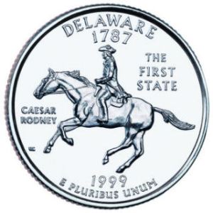 1999 Delaware Statehood Quarter - BU Close Window [x]