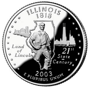 2003-S Illinois Statehood Quarter - PROOF Close Window [x]