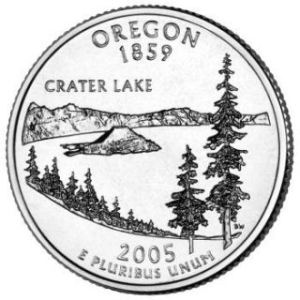 2005 Oregon Statehood Quarter - BU Close Window [x]