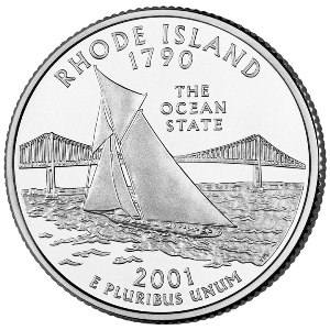 2001 Rhode Island Statehood Quarter - BU Close Window [x]