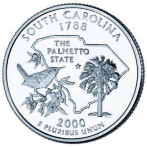 2000 South Carolina Statehood Quarter - BU Close Window [x]