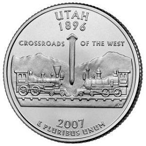 2007-D Utah Statehood Quarter - BU Close Window [x]