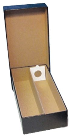 10" Double-Row Cardboard Box - 2" x 2" (Red) Close Window [x]