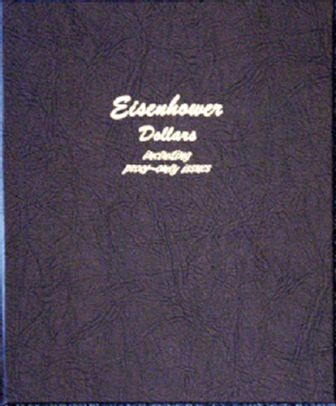 Dansco® Coin Album #7176 - Eisenhower Dollars (1971-1978) Close Window [x]