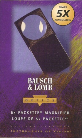 Bausch & Lomb® Aspheric Packette Magnifier - 5x Close Window [x]
