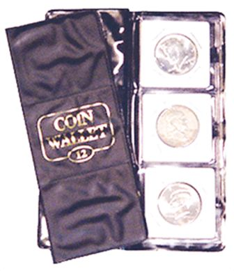 H.E. Harris® Coin Wallet - 24 Pocket Close Window [x]