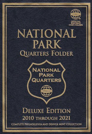 Whitman® Folder #2875 - Deluxe National Parks Quarters (2010-2021) Close Window [x]