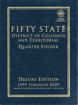 Whitman® Folder #8078 - Deluxe Statehood & Territorial Quarters (1999-2009) Close Window [x]